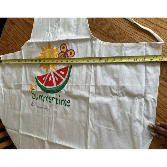 Summer Time Apron Watermelon Sun Pockets Large Size - Picture 5 of 6